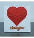 GCH054 - Embossed Heart Valentines Gift Card